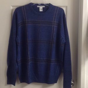 Geoffrey Beene Lightweight Men's Navy Blue Sweater